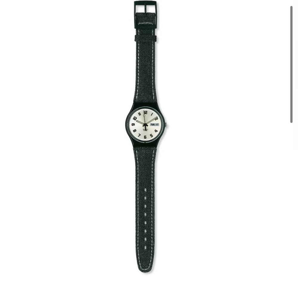 Vintage Rare Swatch Watch 
Denim and leather NEW